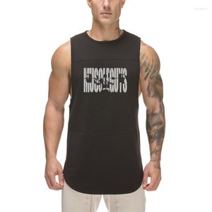 Tanque de tanques masculinos malha muscular malha de fitness coletes esportivo de vestes esportivas menores mestank top gym stringer roupas singlets bodybuilds sem mangas