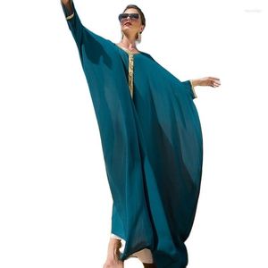 Vestidos casuais africanos para mulheres 2023 Dashiki Spring Maxi Dress Ladies Ladies Africa Tradicional Clothing Fairy Muslim Abaya Vetement Femme