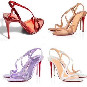 Women sandals summer shoes Summer sexy high heels Rosalie sandal 100mm shoe wedding party dress pumps with box