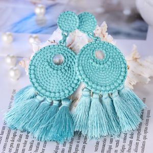 Dangle Earrings & Chandelier Hesiod Fashion Antique Design Round Beads Statement Tassel For Women Wedding Holiday Earring Jewelry Gifts