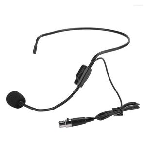 Microphones Mini XLR 3pin TA3F Plug Head Wearing Amplifying Microphone For Performance Sports