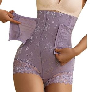 Women's Shapers 2023 Corset Lace High Waist Abdominal Pants Women's Postpartum Breasted Body Post-Take Off Shaper Underwear