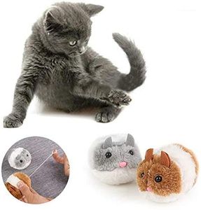 Cat Toys Interactive Cute Plush Fur Toy Shake Movement Mouse Pet Kitten Funny Rat Safety Little Gift1