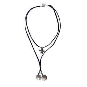 Pendant Necklaces 2 Layers Basketball Football Korean Velvet Rope Chain Necklace Creative Sport Style Personality Daily Jewelry Wholesale