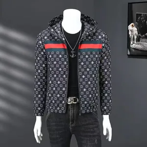 2023 Men Jacket Designer Hooded Sportswear Casual Coat Loose Long Sleeve Patchwork Male Clothe Streetwear Spring Jackets