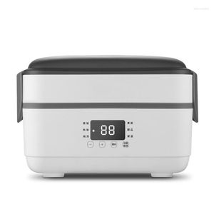 Dinnerware Sets Electric Lunch Box Automatic Heating And Insulation Pluggable Mini Office Workers Double-layer Steamed Rice With