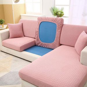 Pillow /Decorative Soft Stretch Cover Sofa Protector For Seat Slipcover Pink Covers Sectional Set Living Room