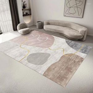 카펫 북유럽 럭셔리 스타일 거실 공간 깔개 침실 침대 옆 깔개 홈 장식 가게 카펫 현대 비 슬립 플로어 매트