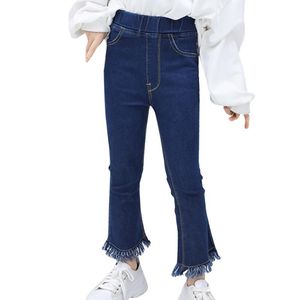 Jeans dziewczyna Raped Kids Girl Girl Casual Style For Children Spring Autumn Ubrania 6 8 10 12 14