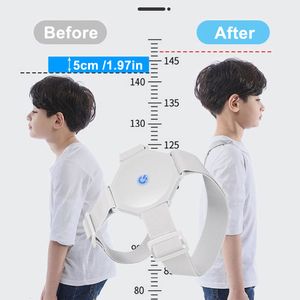 Slimming Belt Smart Posture Corrector Inteligente Back Brace Shoulder Support Vibration Sensor Corset for Children Adults Sit Correction 230204