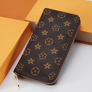 M60017 Fashion Women Wallet Black empreinte clutch lady ladies long wallet pu leather single zipper wallets classical coin purse card holder Without box