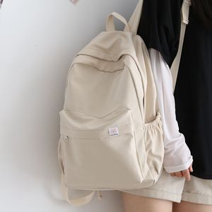 Rucksack Weibliche Abteilung Plaid s für Frauen Wasserdichte Schule Tasche Koreanische Große Kapazität Schulter Taschen Ruckpack 230204