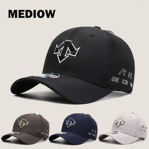 Ball Caps Embroidery Letters Baseball Cap Women And Men Luxury Designer Peaked 2023 In Cotton Button Splicing Hats Sun Protection