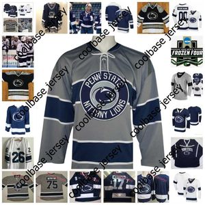 2022 NCAA Frozen Four Penn State Nittany Lions Hockey Jersey 11 Kiara Zanon Jersey 13 Rene Gangarosa 14 Джули Гоф 16 Эйвери Митчелл 18 Эми