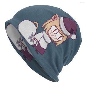 Berets Cool Neco Arc Anime Animation Tv Skullies Beanies Men Women Winter Warm Slouchy Beanie Hat Knit Bonnet Cap For Ski