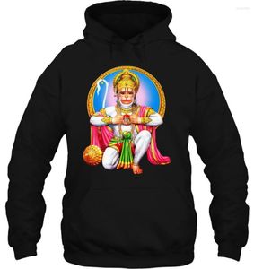 Herrtröjor män hoodie hanuman 3d tryck apa gud tryckt på klädtoppar svarta kvinnor streetwear