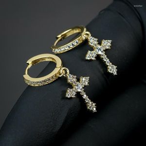 Stud Earrings Products Original Cross Men's And Women's Super Shiny High Carbon Diamond Luxury Jewelry Gift Party