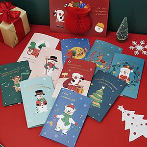 Greeting Cards 3D -up Xmas Card Thank-you Girl Kids Wife Husband Birthday Gift Cake Postcards Gifts #02