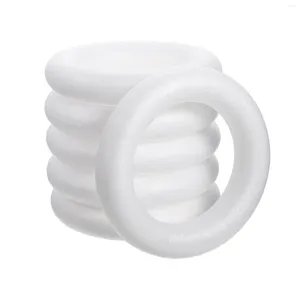 Party Decoration Foam Wreath Ring Rings Foams Styrofoam Diy Craft White Form Round Circles Polystyrene Circle Wreaths Handmade Flower Forms