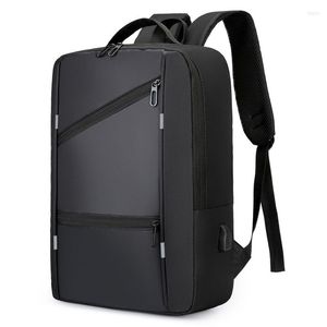 Backpack Students Schoolbag Men Waterproof Backpacks Business Computer Laptop Bag 15.6 Inch Ultra-light Weight Anti Theft Travel