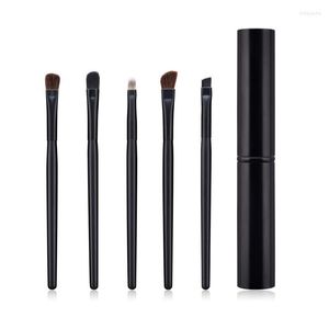 Make-up Pinsel 5 teile/satz Mit Lagerung Box Blending Lidschatten Erröten Foundation Kosmetik Pinsel Werkzeug Tragbare Maquillajes Werkzeuge