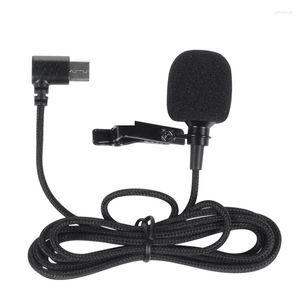 Mikrofoner för SJCAM SJ8 SJ9 SJ10 LAVALIER MICROPHONE Typ C Extern handhållen Action Camera -tillbehör