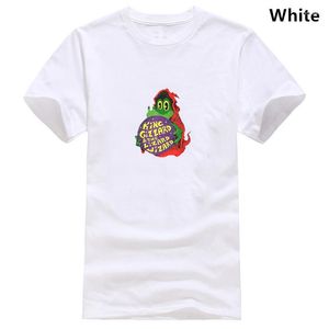 Erkek Tişörtleri King Gizzard ve Lizard Sihirbazı Siyah T-Shirt Boyut S-3XL Festival Tişört