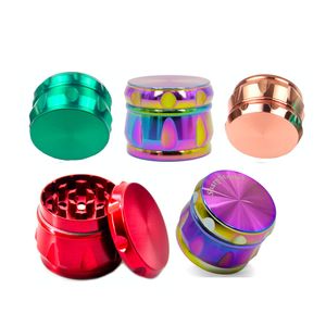 Atacado colorido diamante metal sharpstone herb Grinder sharpstone 2.5 polegadas 4 player