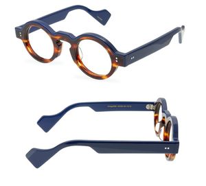 Mode Männer optische Brille Marke Brillen Brillen Frames Frauen dicke runde Spektakelrahmen Acetat Vollrahmen Hip Hop Myopia Eyewear High -Grade Brille mit Brillen