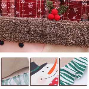 Chair Covers Home Textile Cover Christmas Cute Slipcovers Festive Party Decoration For Ornaments EST