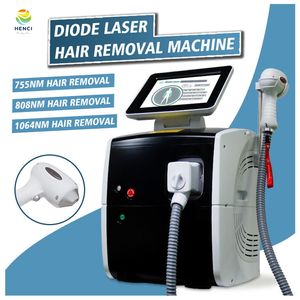 Ice Platinum 808 Diodenlaser-Laser-Haarentfernungsgerät dauerhaft für dunkles Haar 1200 W Dual-Griff-Hautverjüngung