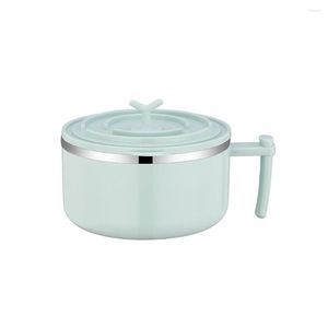 Bowls Student Instant Noodle Bowl Serving Stainless Steel Office For Company Students Household