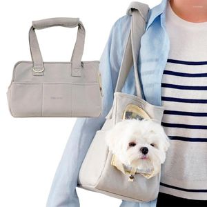 Hundbilsäte täcker bärar valpväska bärbar axel handväska messenger chihuahua leveranser lämpliga för små husdjur utomhus promenader