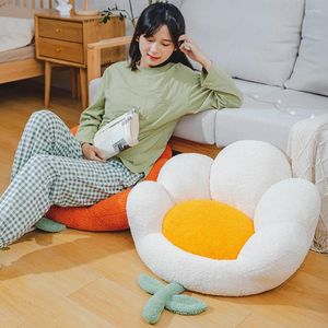 Sedia da ufficio fiore di cartone animato cuscino kawaii morbido accogliente in stile giapponese pigro tatami caldo carino