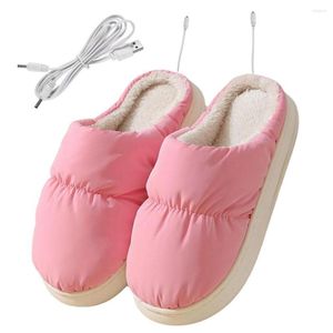 Carpets Heated Slippers USB Electric Up Cold Weather House Shoes To Keep Feet Warmer Warmers For Men And Women