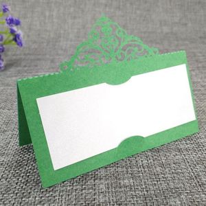 Greeting Cards 50pcs Laser Cut Wedding Decoration Table Card Name Place Party Favor 6Z SH873-50