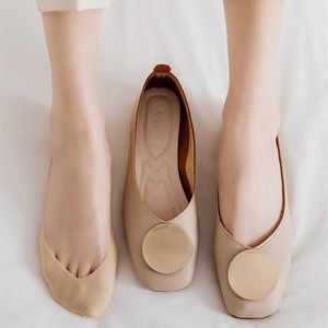 Women Socks & Hosiery Summer Ice Silk Sock Slippers Silicone Anti-slip Invisible No Show Solid Color Ladies Girls Low Cut Ankle Boat SocksSo
