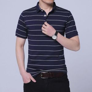 Camisa de pólo de pólo masculino Manga curta 2023 Summer Casual Business Caballo Tops camisetas de algodão Anti-shrink Men Clothing #KG95