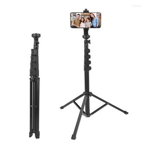 Tripods Extendable Phone Monopod Tripod 1 4 Screw Interface Prevent Slip Selfie Stick Stand For Livestreaming