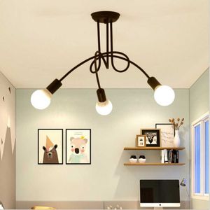 Pendelleuchten Nordic/LED/E27 Amerikanischen Stil Lampe Wohnzimmer Einfache Moderne Haushalt Kronleuchter Esszimmer Schlafzimmer Schmiedeeisen DeckenleuchtePend