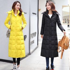 Women's Down Parkas Winter 2023 Authentic Product Plus Long Jacket Super and Theswened Overing Over Tuck Warm Extra Size Coat11