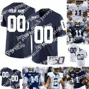 Американский колледж футбол Custom Penn State Nittany Lions Marcus Allen College Footbalt Jerseys Trace McSorley Micah Parson Saquon