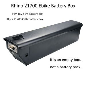 Rhino 21700 Intube Battery Box 48V 52V Empty Battery Case with 60pcs 21700 Cell Holder