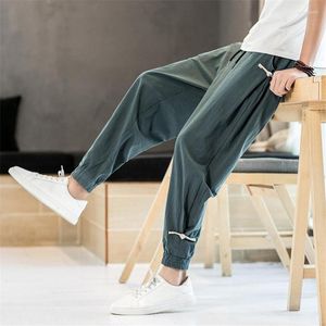 Ethnic Clothing Men Japanese Style Kimono Pants Samurai Costume Vintage Homme Male Trousers Harem Plus Size Adult Yukata Streetwear