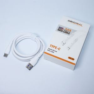 Mjuk silikon USB -kabel Mikro PD Typ C laddningskablar Fast 3A för Samsung Galaxy S22 S21 S10 Obs 10