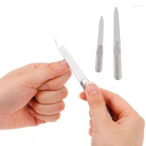 Nail Files Stainless Steel File Buffer Double Side Grinding Rod Manicure Pedicure Stac22
