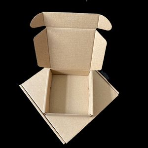 Present Wrap 10pcslot Cardboard Carton Kraft Paper Box Special Hard Express Mailers Small Packaging Party ES 230206