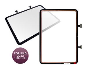 Orijinal dokunmatik ekran sayısallaştırıcı ipad 10 2022 ipads 10th A2757 A2696 Tablet PC Yedek Lcd Ekranlar Parçaları Siyah