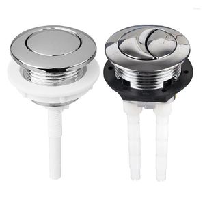 Toilet Seat Covers Push Button 38mm Thread Diameter Single/Dual Flushing Water Replacement Bathroom 40JA