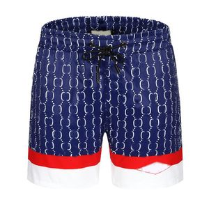 2023 Summer Mens Shorts Designer Luxury Beach Pants Splice Short Pant Fashion Letter Print Patchwork Mesh Swimming Trunks Breeches Blue